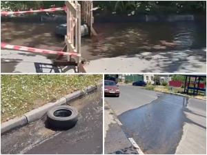 В Азове на улицах образовались коммунальные реки