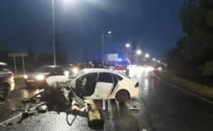 Под Азовом в аварии с легковушками пострадали шесть парней