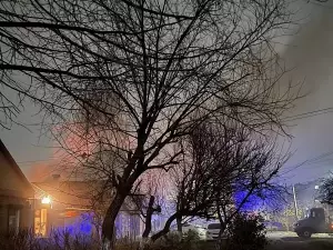 В Азове на Комсомольской сгорела баня