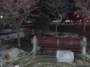 В Азове Ростовской области вандалы разгромили парк «Памяти»