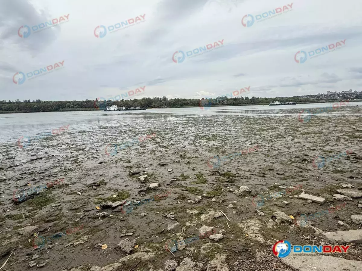 Уровень воды в Дону возле Азова упал ниже опасных отметок