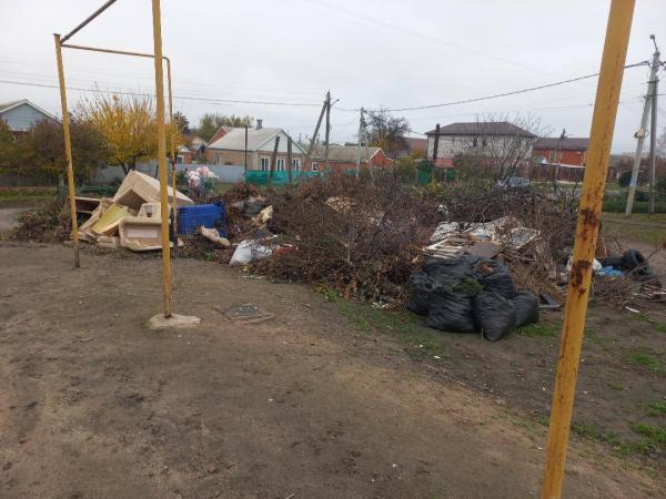 Жители Азова пожаловались на огромную свалку в переулке Коротком